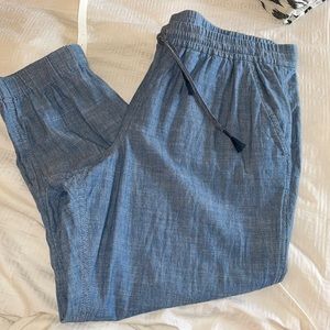JCrew Chambray Joggers